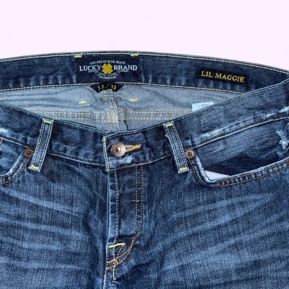 Lucky Brand Lil Maggie Bootcut Flare Jeans - Extra Long / Low Rise - Size 12 - Picture 3 of 4